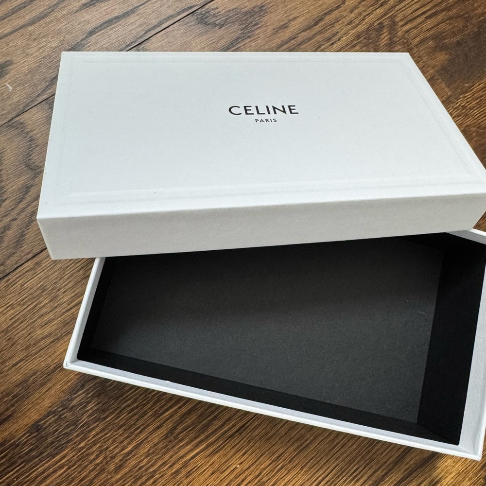 Celine White Box with Black Interior
